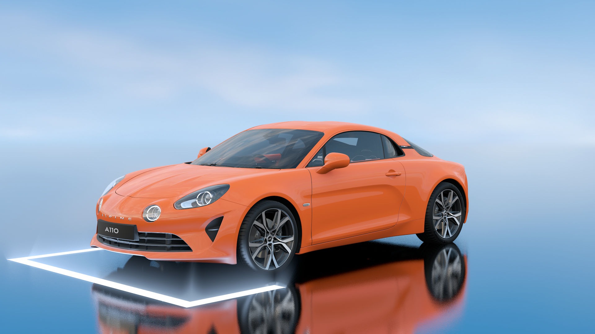 Alpine A110 2026 ORANGE ACROPOLIS