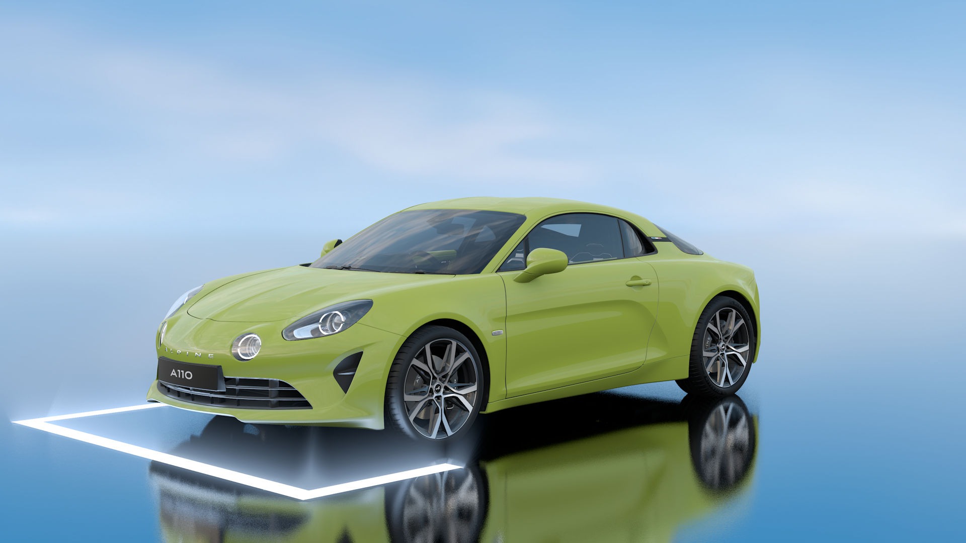 Alpine A110 2026 VERT TILLEUL