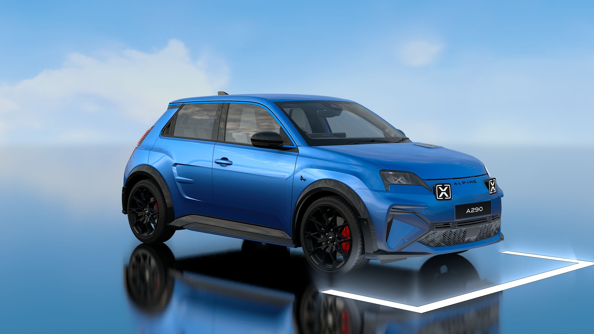 Alpine A290 2026 Blue Alpine Vision
