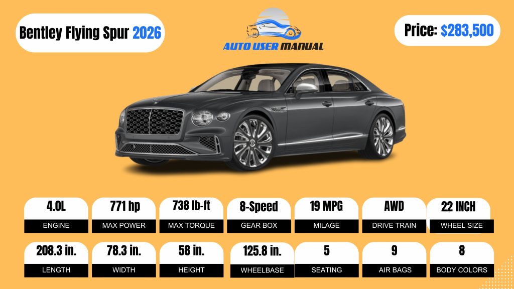 Bentley Flying Spur 2026 Specs Featured