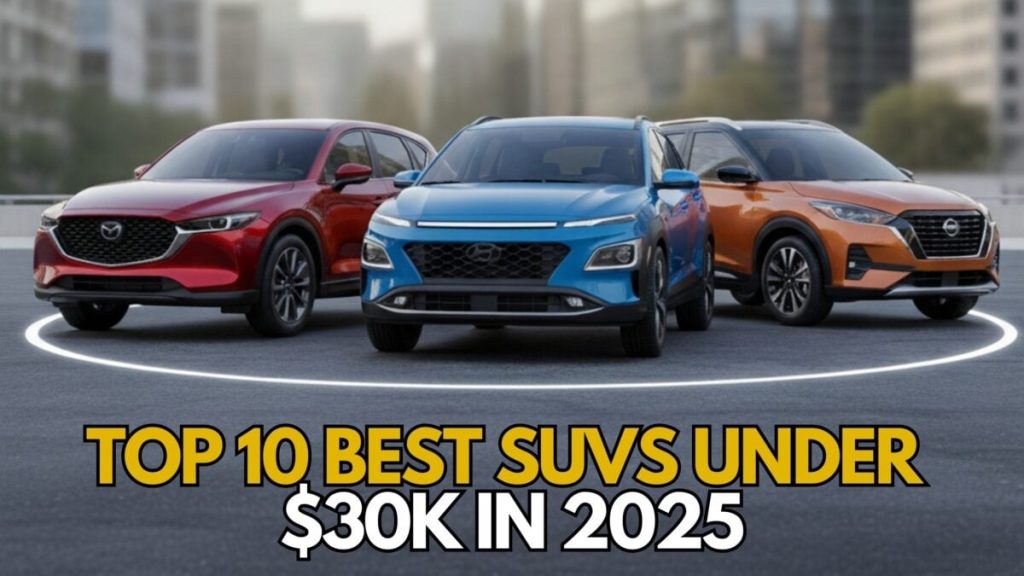 Best SUVs Under $30,000 in 2025