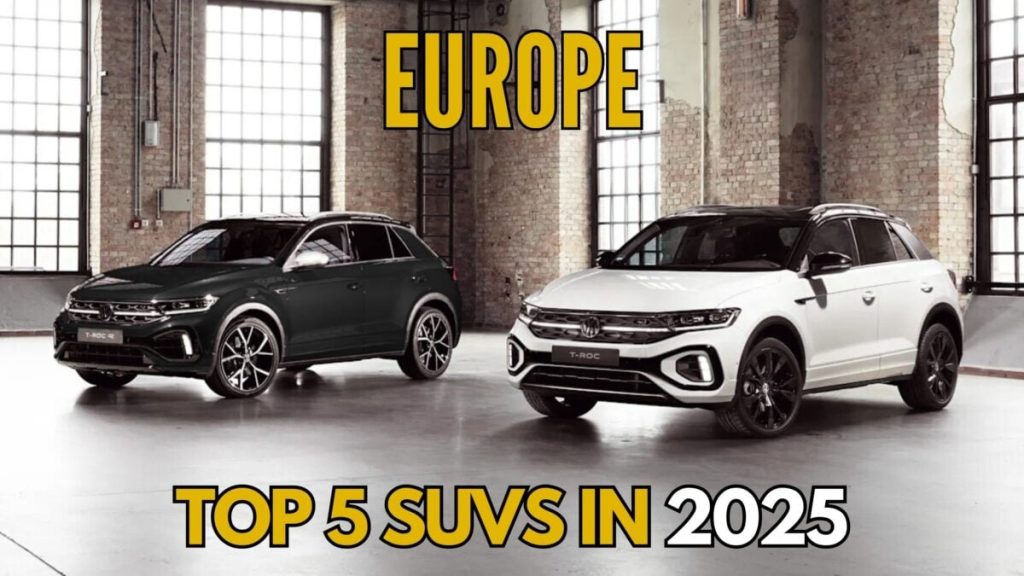 Europe Top 5 SUVs in 2025