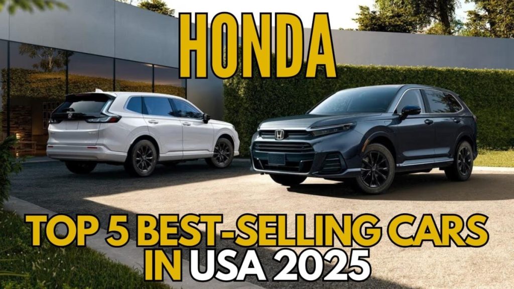 Honda Top 5 Best-Selling Cars in USA 2025 FEATURED