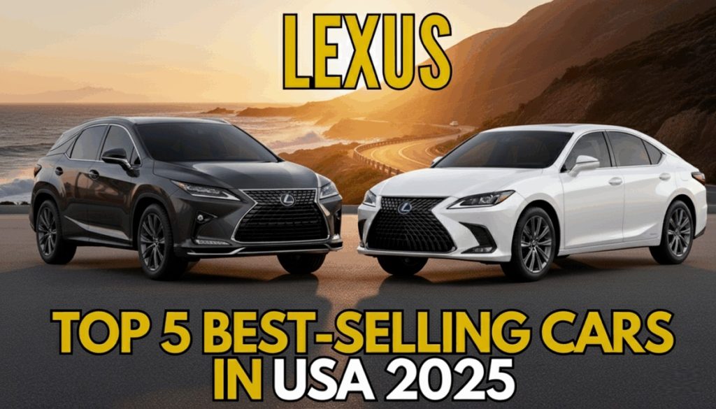 Lexus Top 5 Best-Selling Cars in USA 2025 featured