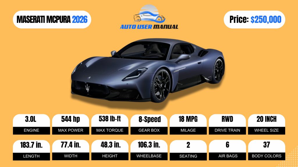 MASERATI MCPURA 2026 Brochure