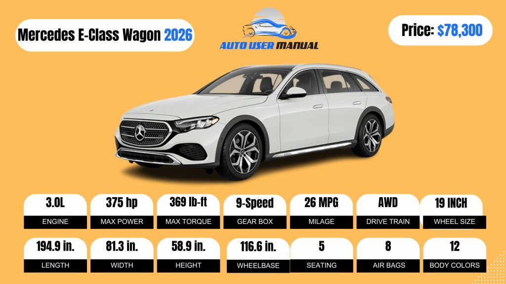 Mercedes-Benz E-Class Wagon 2026 Specs Featured