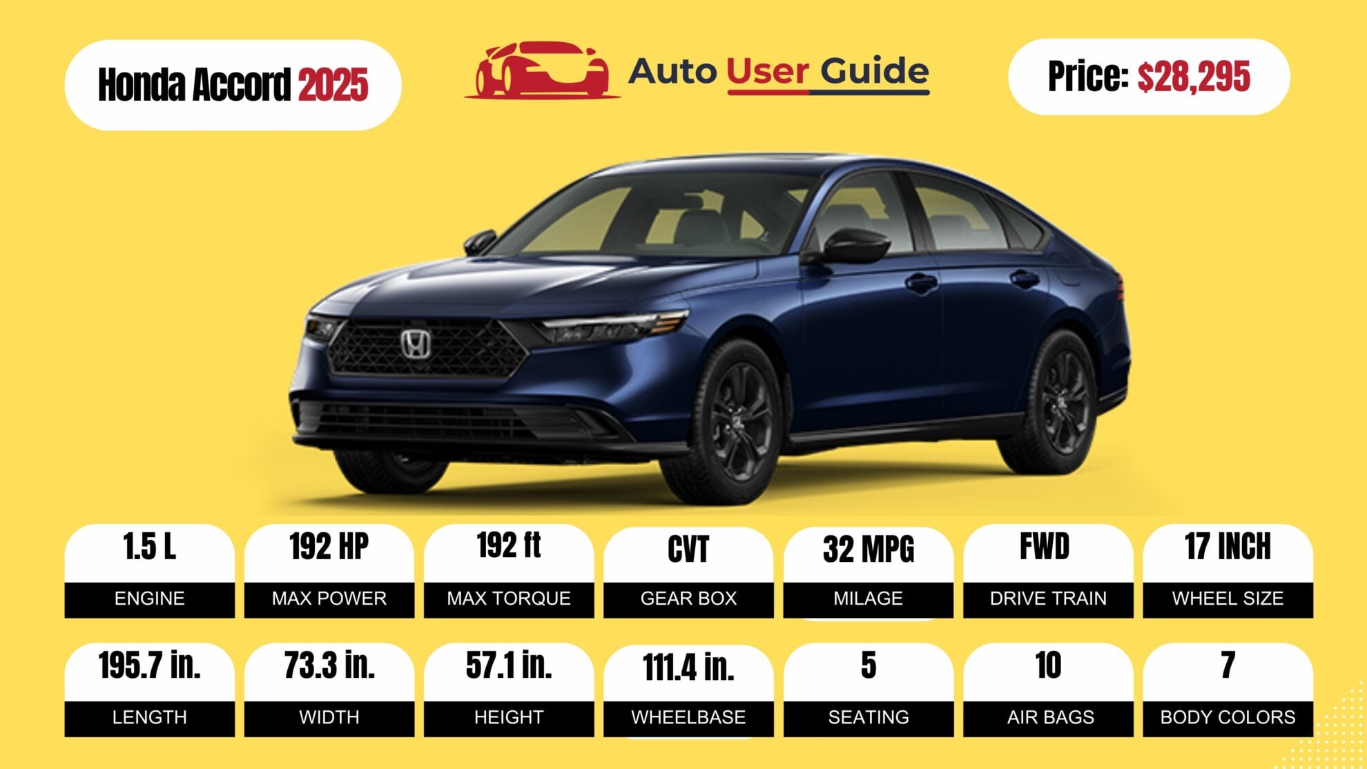 Number 4 2025 Honda Accord FIG-2