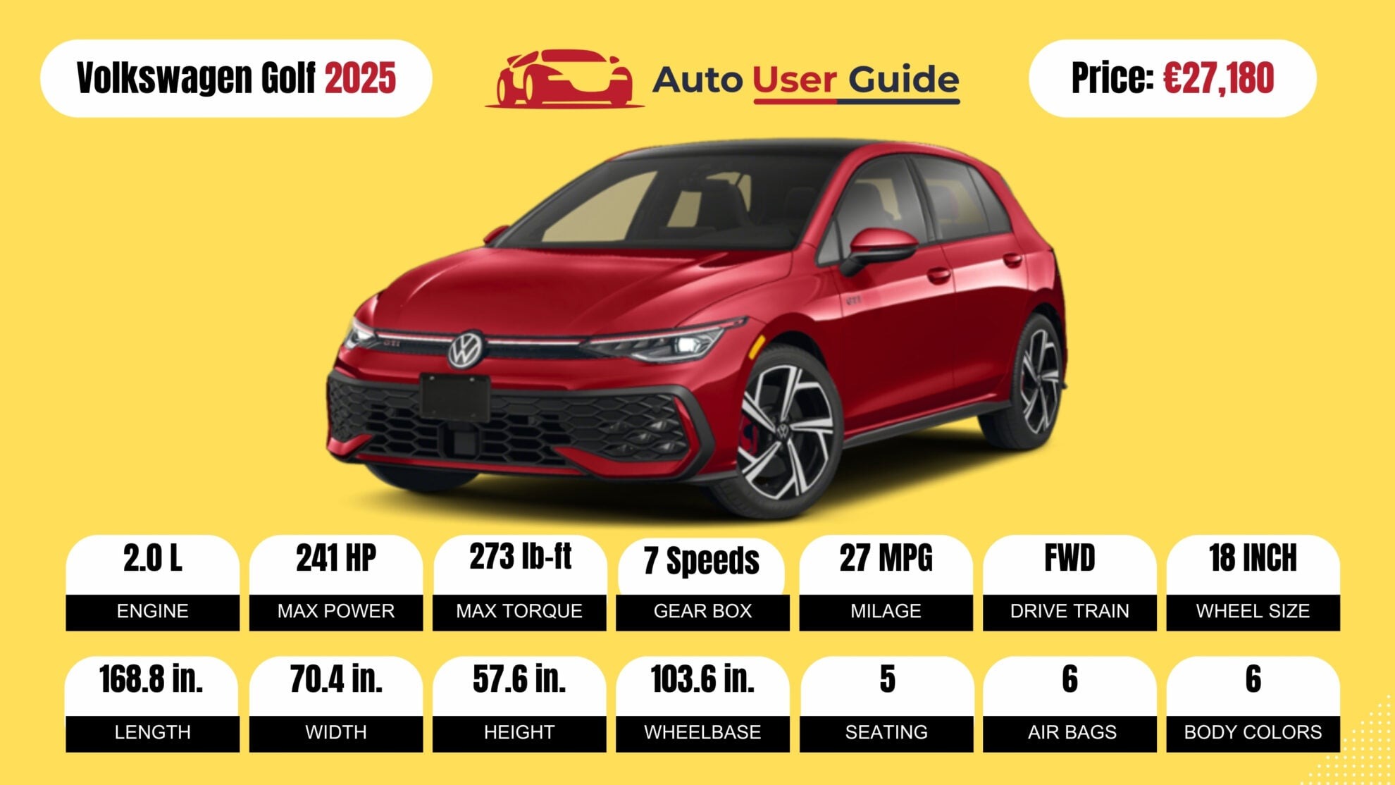 Number 5 Volkswagen Golf fig-2