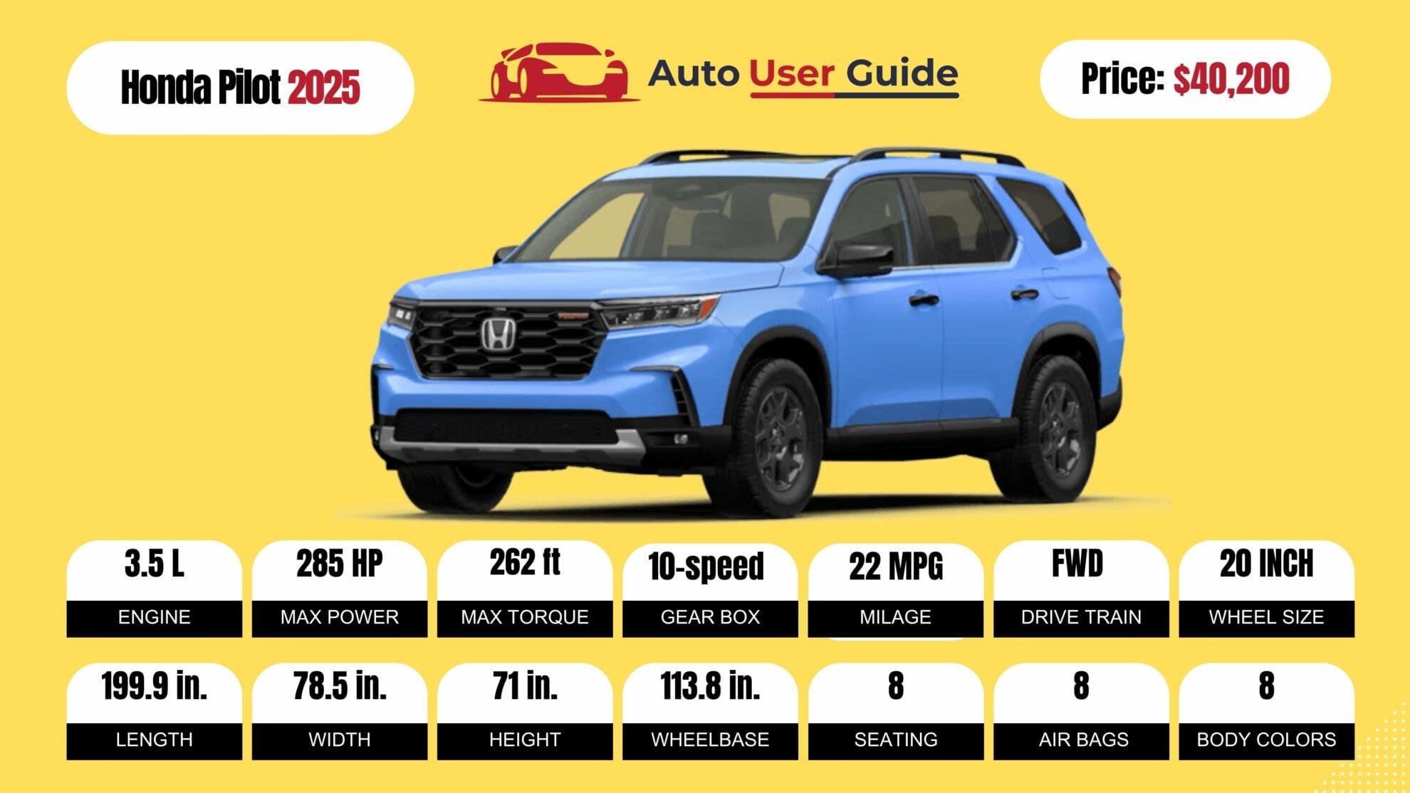 Number 6 2025 Honda Pilot FIG -2