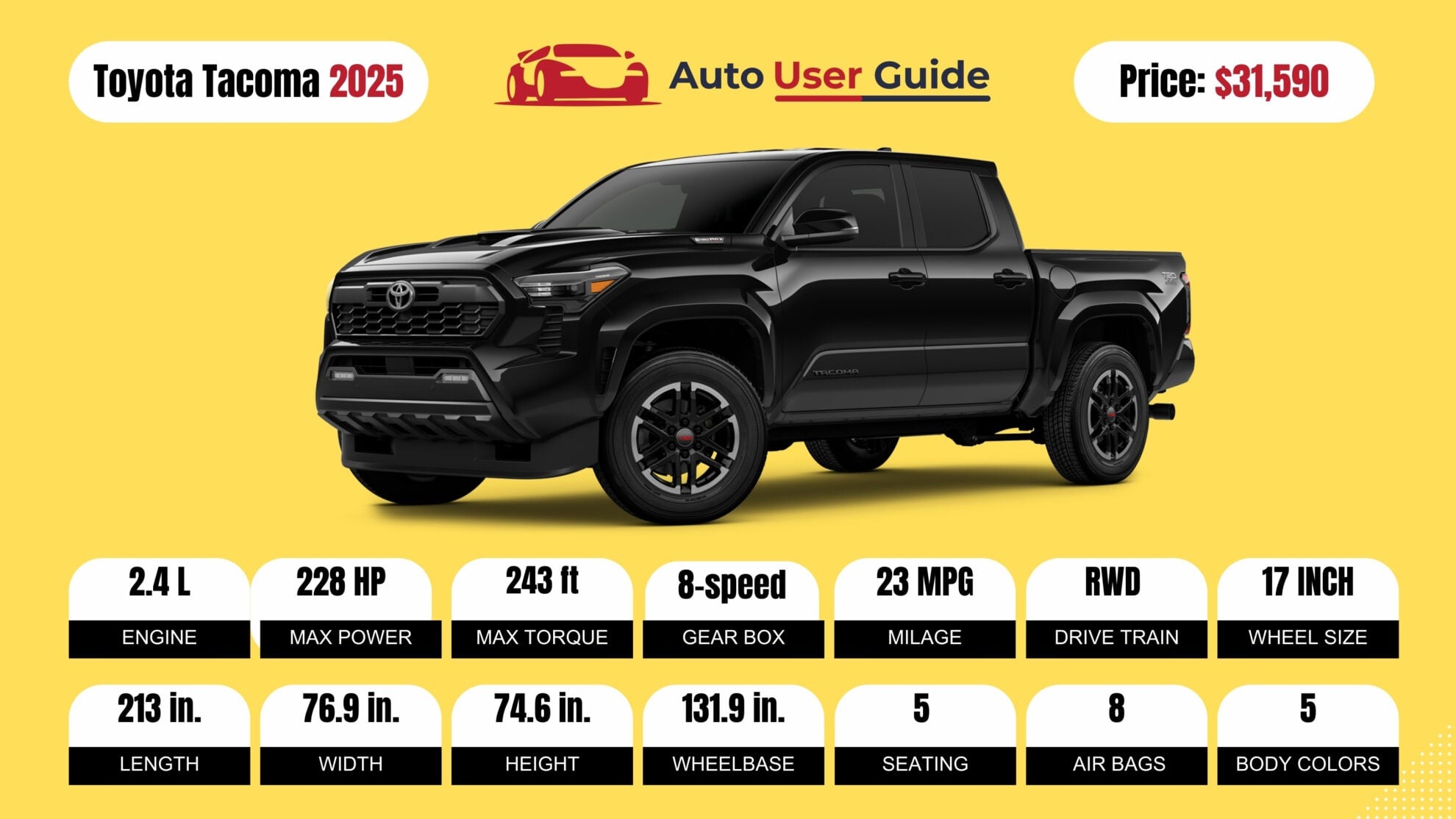 Number 6 2025 Toyota Tacoma FIG-2