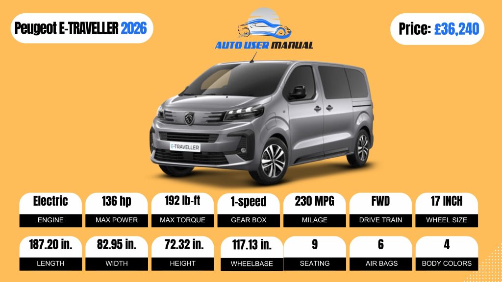 Peugeot E-TRAVELLER 2026 Brochure