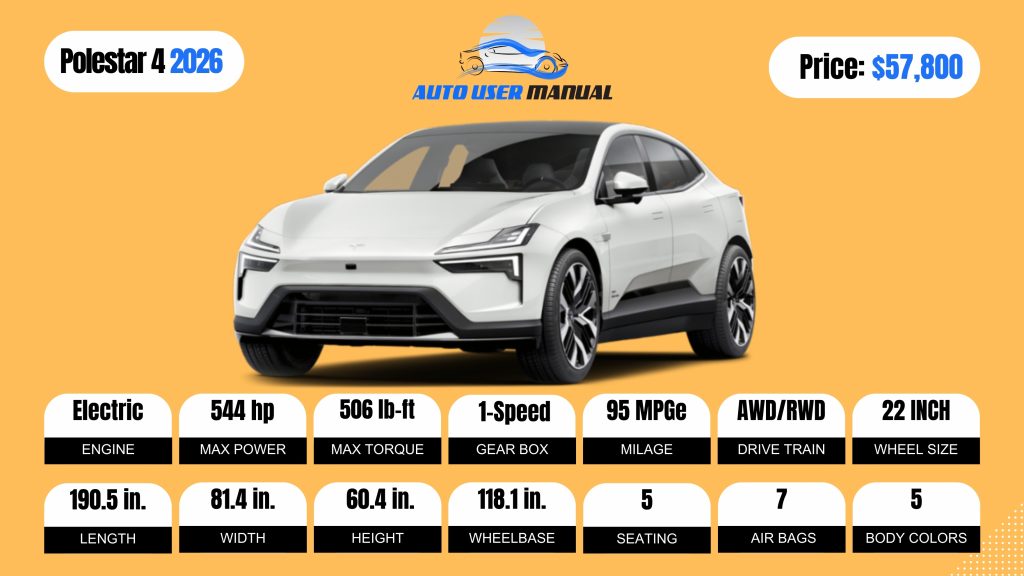 Polestar 4 2026 Brochure