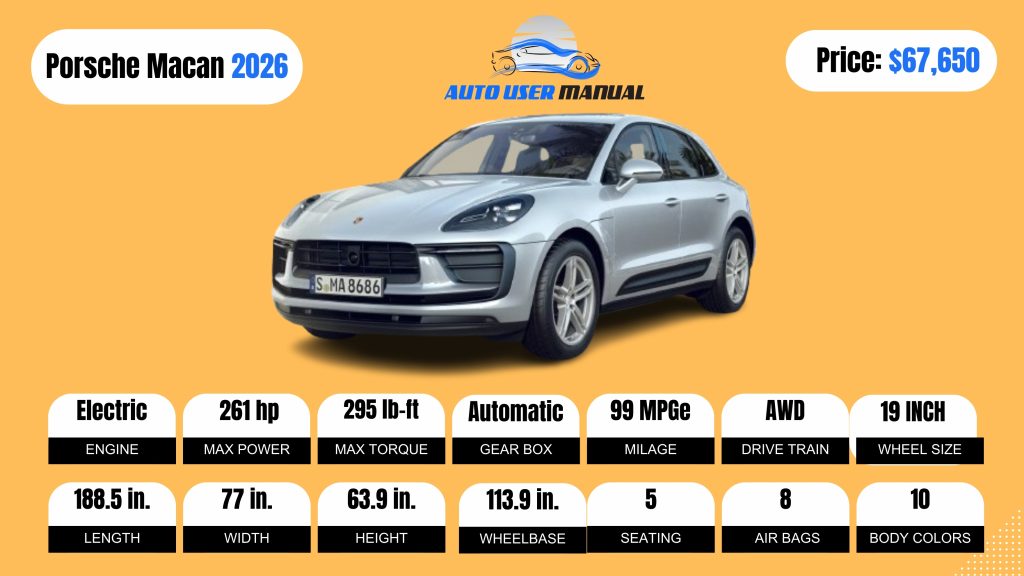 Porsche Macan 2026 Specs Featured
