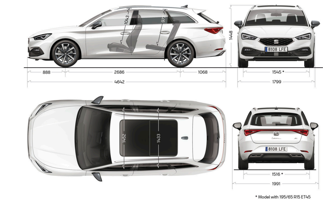 Seat Leon 2026 sales dimension-1