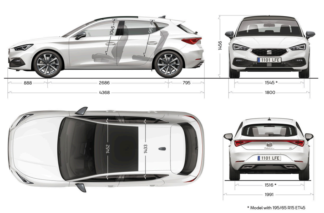 Seat Leon 2026 sales dimension
