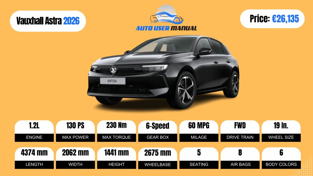 Vauxhall Astra 2026 Specs Featured