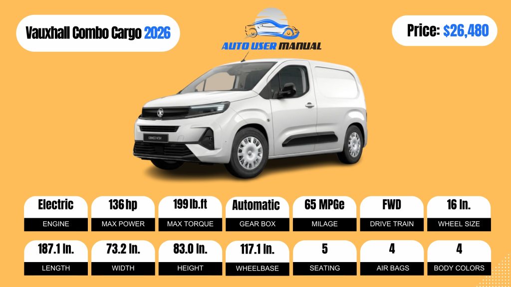 Vauxhall Combo Cargo 2026 Specs Featured