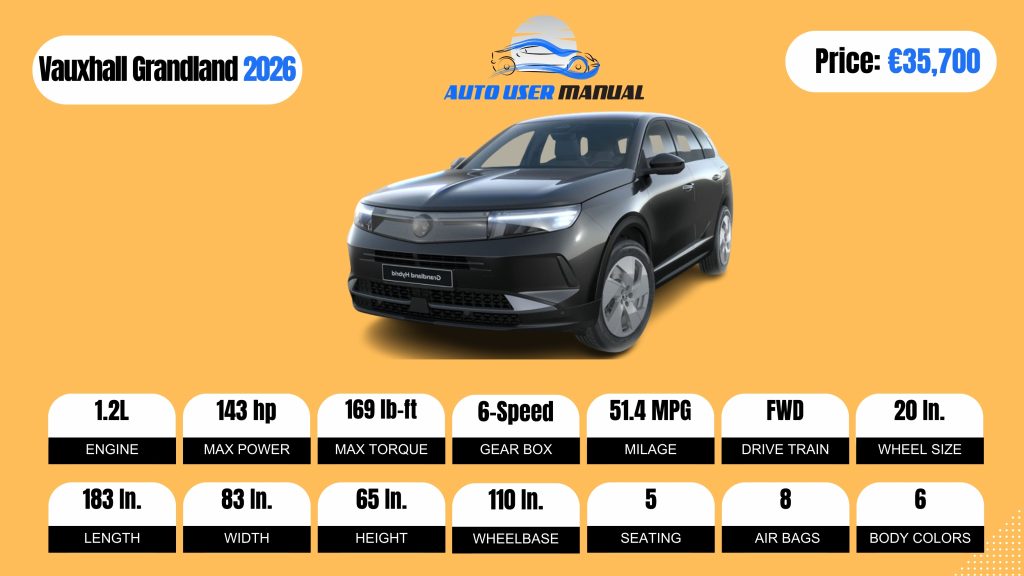 Vauxhall Grandland 2026 Specs Featured 1