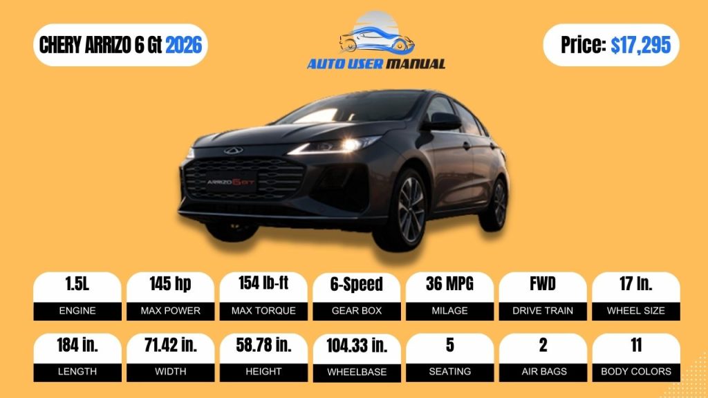 CHERY ARRIZO 6 Gt 2026