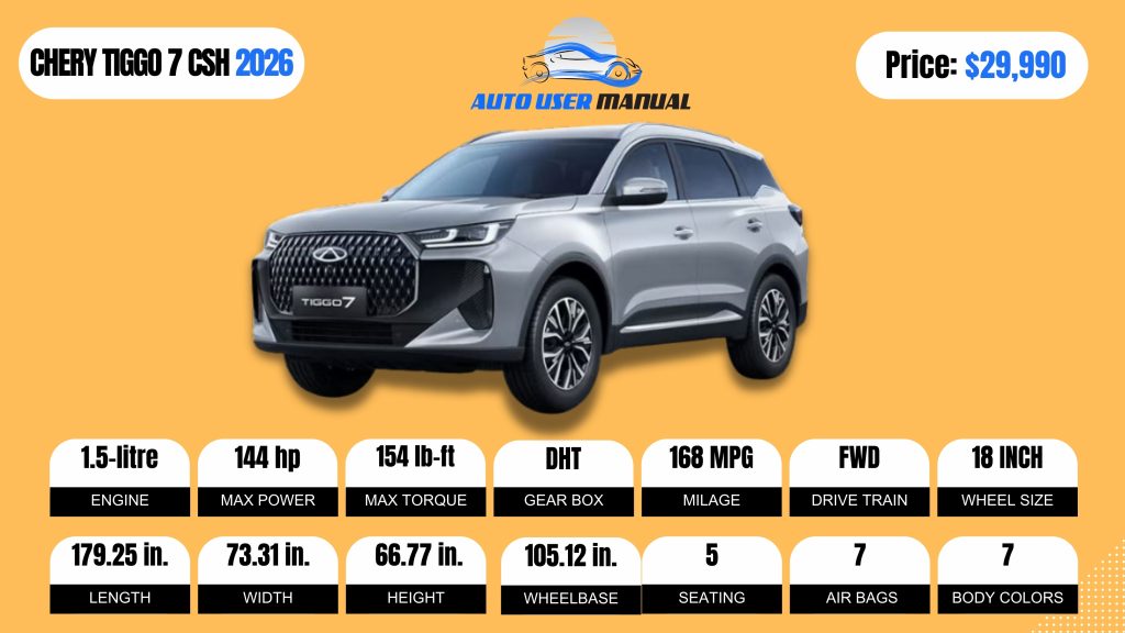 CHERY TIGGO 7 CSH 2026-1
