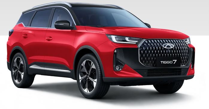 CHERY TIGGO 7 CSH 2026 Chery Red with Black Roof