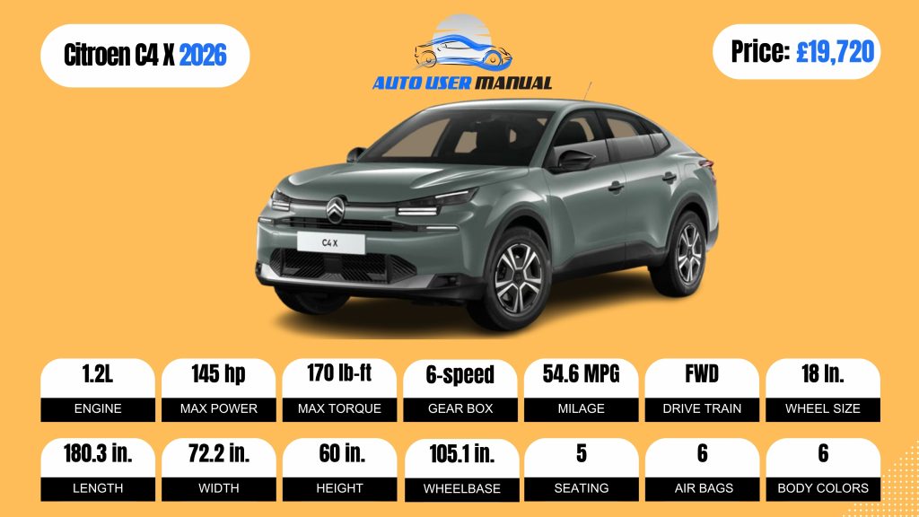 Citroen C4 X 2026 BROCHURE