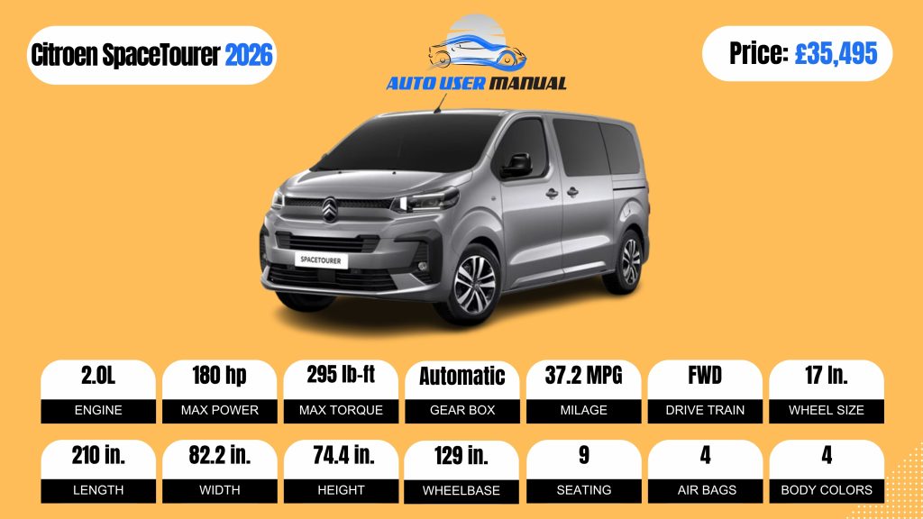 Citroen SpaceTourer 2026 Specs Featured