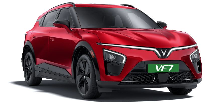 VINFAST VF7 2026 Crimson Red