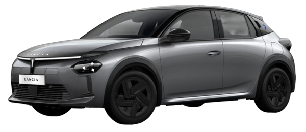 Lancia Ypsilon Electric 2026 Granite Grey with black roof