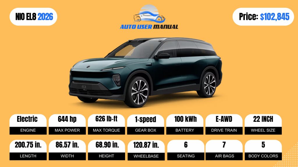 NIO EL8 2026 brochure