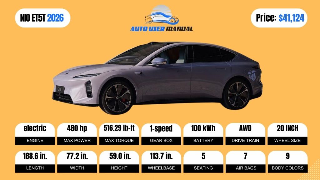 NIO ET5T 2026 BROCHURE