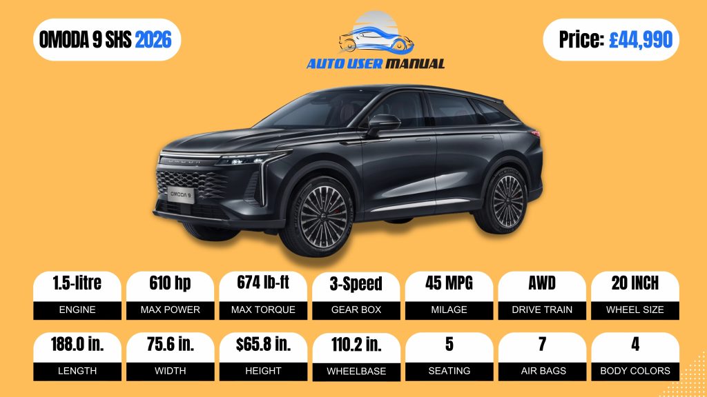 Machine Operating Manual 2026 OMODA 9 Review, Specs & Price (Brochure) - Auto User Manual