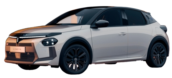 Lancia Nuova Ypsilon HF Line 2026 Quartz White with black roof