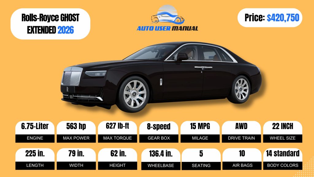 Rolls-Royce GHOST EXTENDED 2026