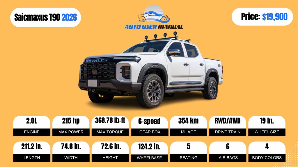Saicmaxus T90 2026 Brochure