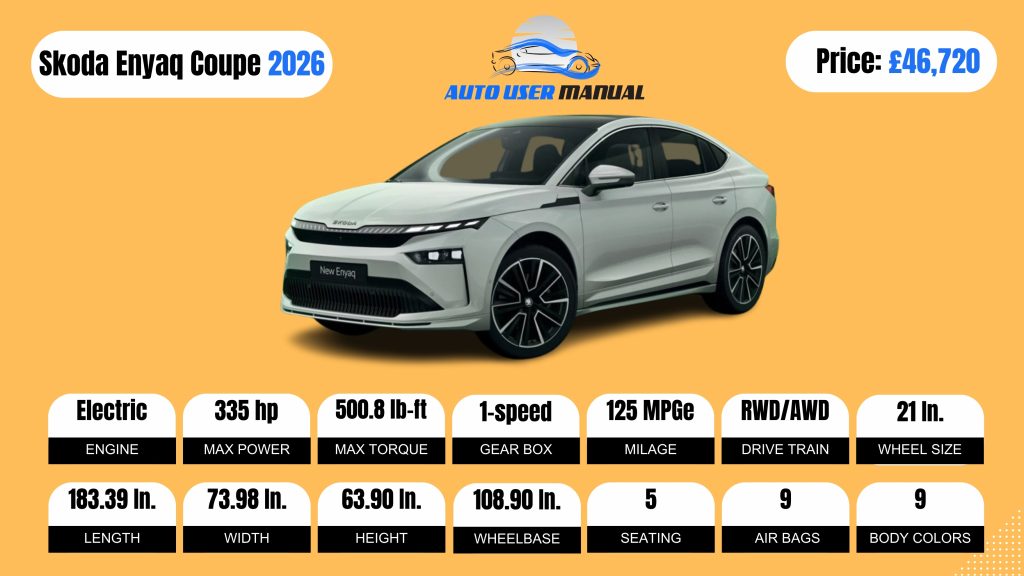 Skoda Enyaq Coupe 2026 Specs Featured