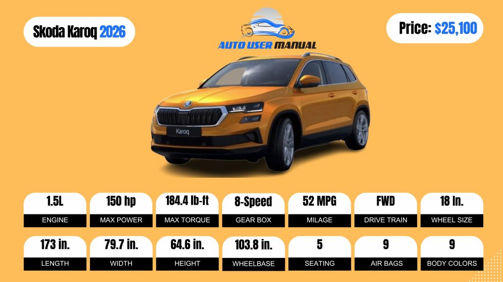Skoda Karoq 2026 BROCHURE