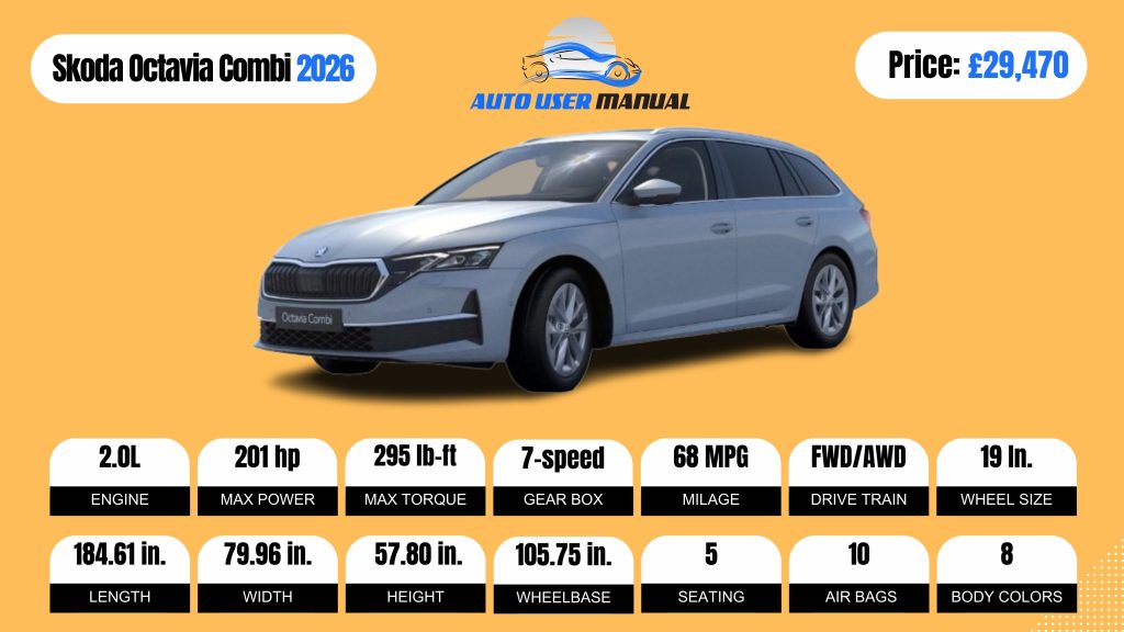 Skoda Octavia Combi 2026 Specs Featured