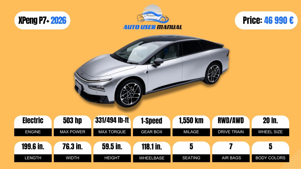 XPeng P7+ 2026 Brochure