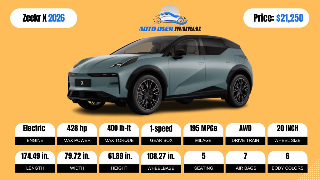 Zeekr X 2026 Specs Featured1