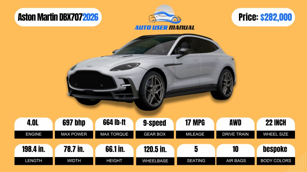 2026 Aston Martin DBX707 2026-BROCHURE