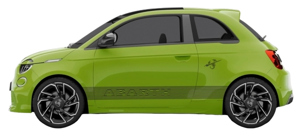 New Abarth 500e 2026 Acid Green