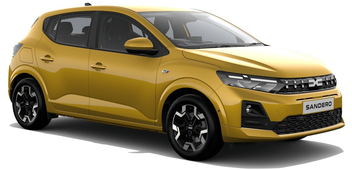Dacia Sandero 2026 Amber Yellow