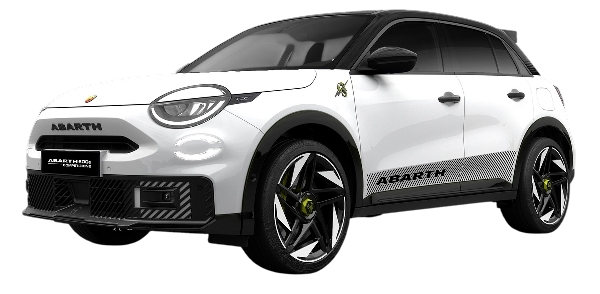 New Abarth 600e 2026 Antidote White Black roof