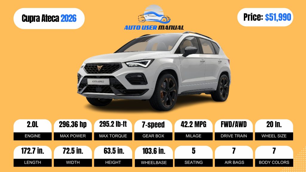 Cupra Ateca 2026 BROCHURE