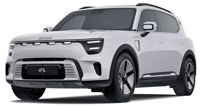 Smart #5 2026 Digital White Metallic