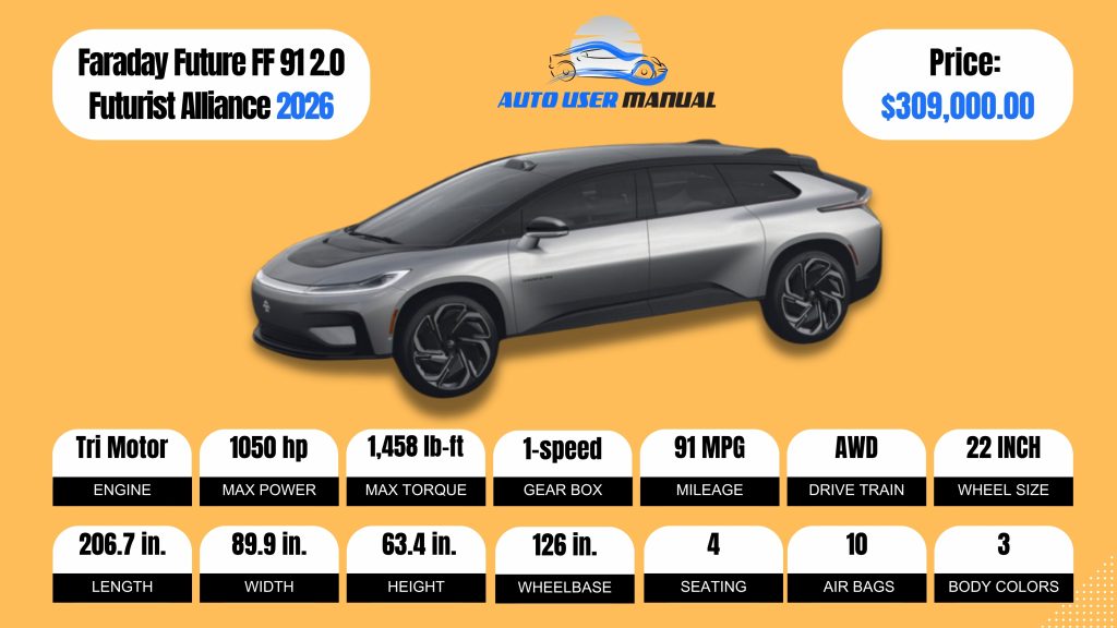 Faraday Future FF 91 2.0 Futurist Alliance 2026-BROCHURE