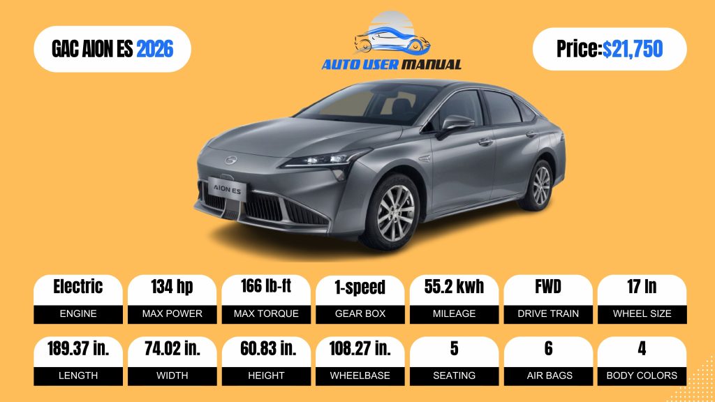 GAC AION ES 2026-Brochure