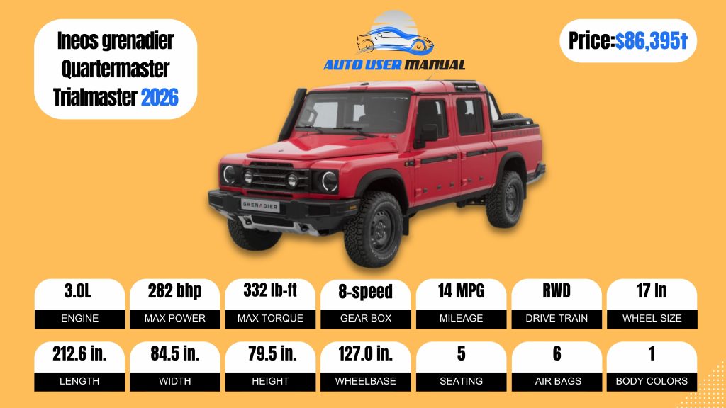 Ineos grenadier Quartermaster Trialmaster 2026-Brochure