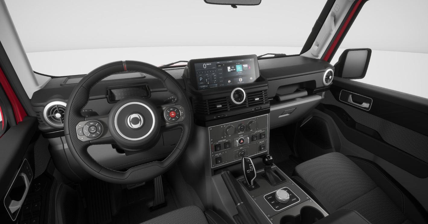 Ineos grenadier Quartermaster Trialmaster 2026 INTERIOR
